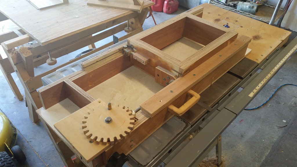 CNC box joint jig...the beginning