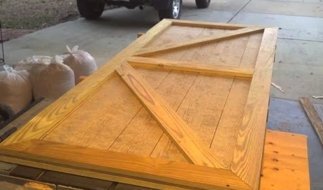 Custom shed door design preview