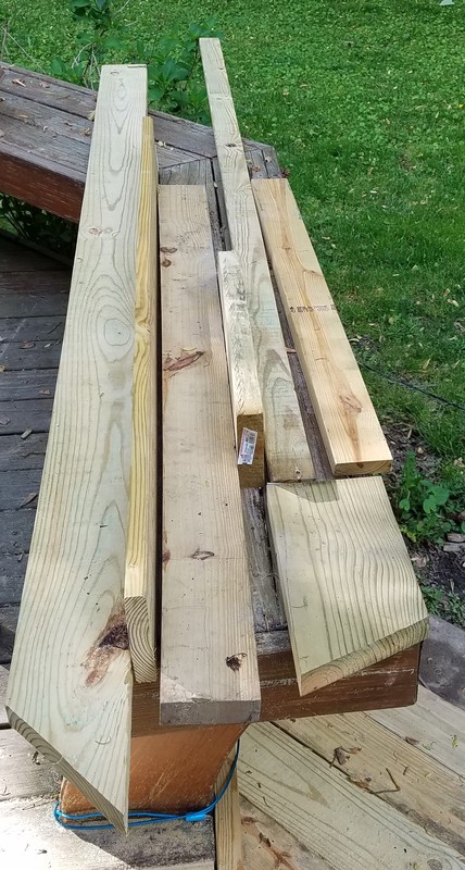 Scrap lumber for the rocking chair