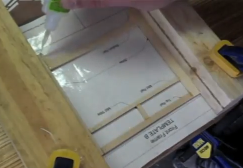 Front assembly for the dry sink