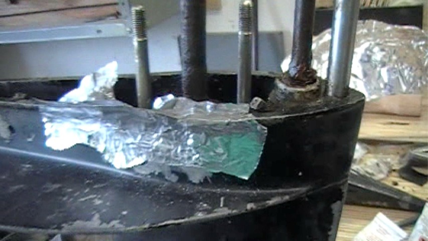 Outboard Foot Repaired with JB Weld