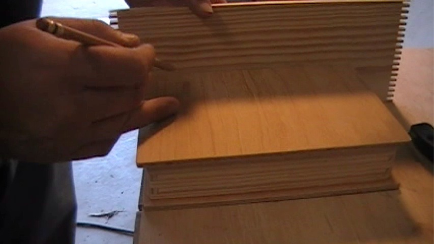 Wooden book Coloring Box