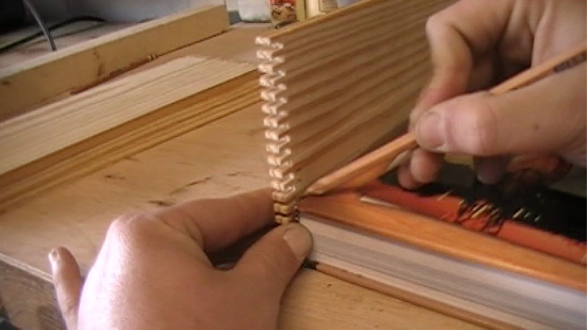 Wooden book Coloring Box