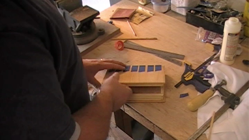 Wooden book Coloring Box
