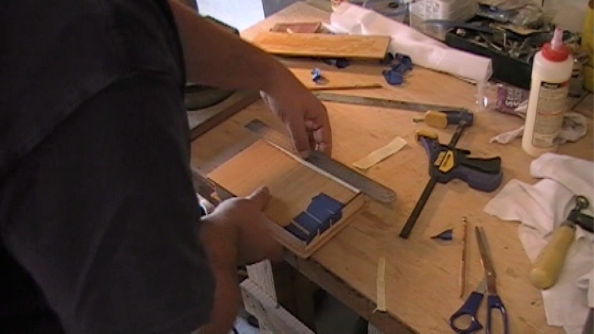 Wooden book Coloring Box