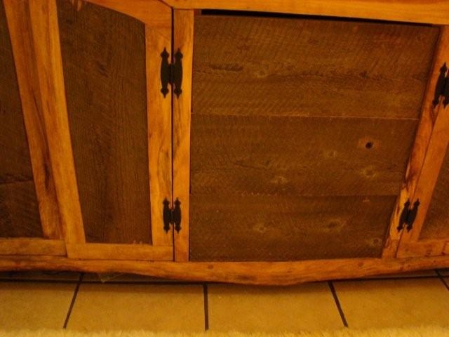 Vanity Built with live edge Lumber