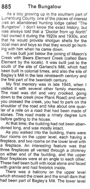 Write up published in The Heritage of Lunenburg County 1743-2009